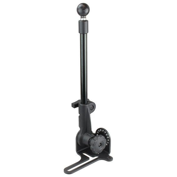 RAM-316-HD-NABU , RAM No-Drill™ RAM POD HD™ Vehicle Base with 12" Aluminum Rod and C Size 1.5" Ball