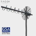 Model H-064A 225-400 MHz MUOS SATCOM Fixed Helical Antenna